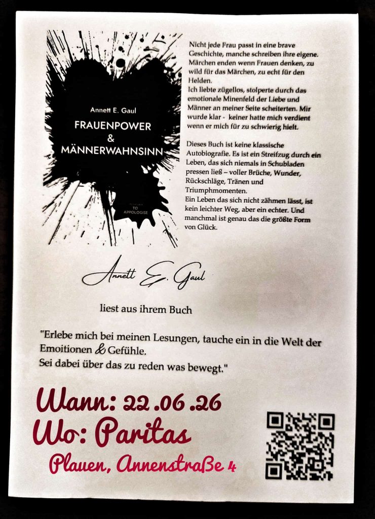 Anett E. Gaul liest aus ihrem Buch